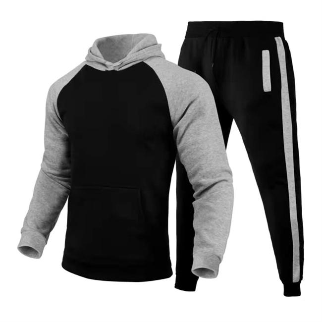 Men Casual Running Sportswear Suit Tracksuits with Pockets Long Sleeve Comfortable Outdoor Sweatsuit Jogging Sportswear